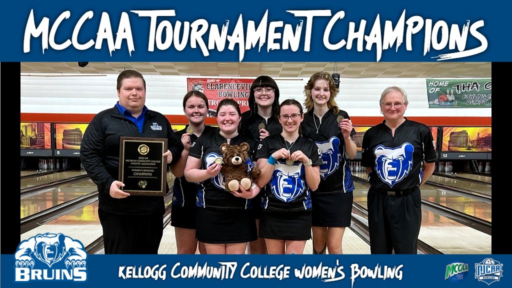 KCC Women's Bowling are MCCAA Champions